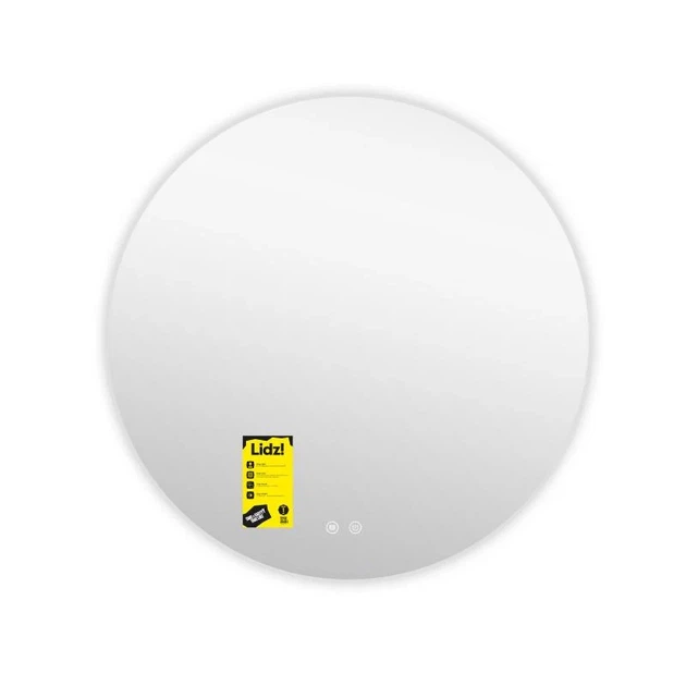 Дзеркало кругле Lidz Astra R800 з LED-підсвічуванням 80х80 см скло з антизапотіванням - зображення 4