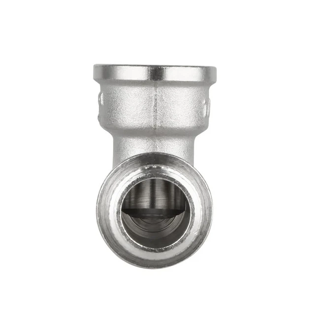 Уголок Thermo Alliance Forte 1/2" ВЗ латунь никелированный - Фото 5 Уголок Thermo Alliance Forte 1/2" ВЗ латунь никелированный - изображение 5