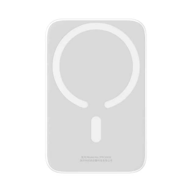 Powerbank Baseus Airpow 6000mAh 20W с кабелем Baseus Simple USB-C 30cm White (6932172677015) - Фото 2 Powerbank Baseus Airpow 6000mAh 20W с кабелем Baseus Simple USB-C 30cm White (6932172677015) - изображение 2