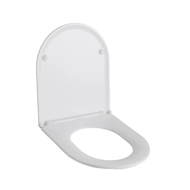 Сиденье для унитаза Mixxus Ellipse-Bevel 430х360х30 мм дюропластовое быстросъемное белое с микролифтом - Фото 3 Сиденье для унитаза Mixxus Ellipse-Bevel 430х360х30 мм дюропластовое быстросъемное белое с микролифтом - изображение 3