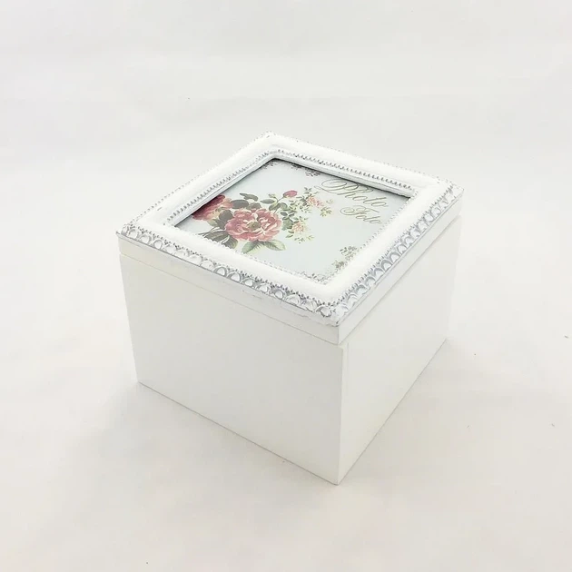 Скринька для прикрас квадратна Гранд Презент 258067А - Фото 4 Скринька для прикрас квадратна Гранд Презент 258067А - зображення 4