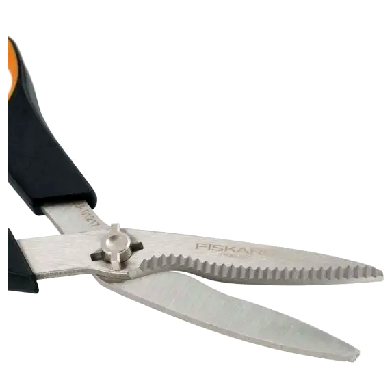 Садовые ножницы нержавеющая сталь зубчатое лезвие универсальные Fiskars LS-1069 - изображение 4