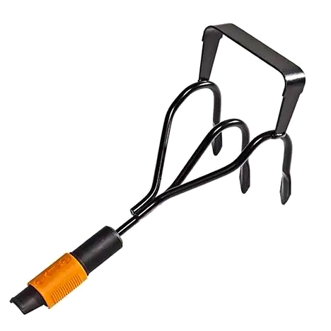 Культиватор ручной сталь для рыхления почвы черный Fiskars LS-1299 - изображение 2