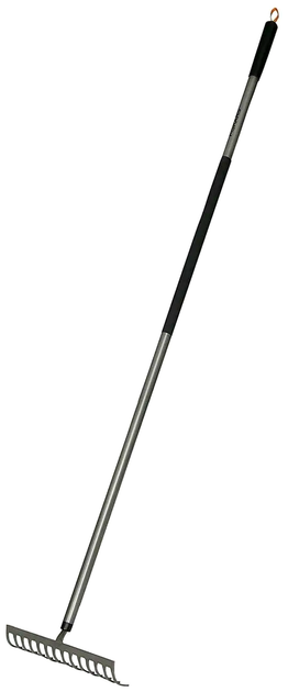 Грабли веерные 14 зубьев металлические для сада Fiskars LS-1285 - изображение 2