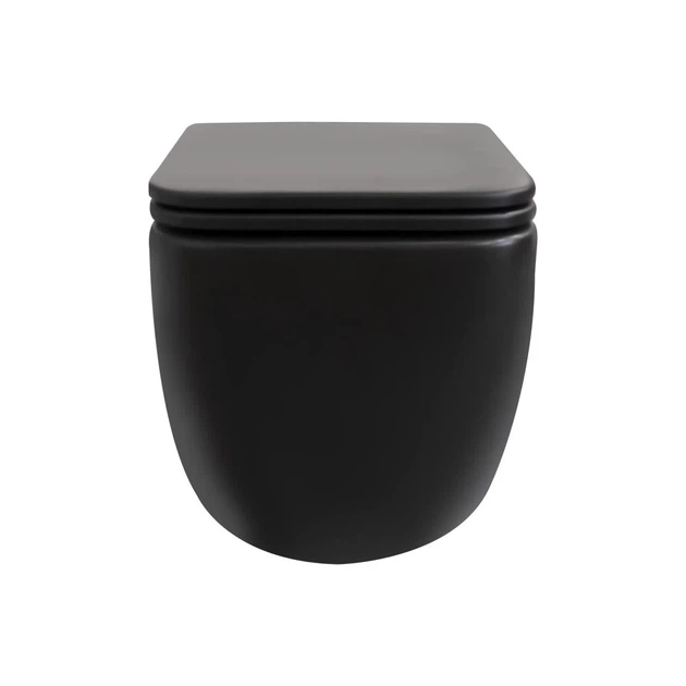 Унитаз подвесной Mixxus Premium DIVERSE-0301-T1 BLACK 530х365х373mm, система смыва TORNADO 1.0 (MP6600) - изображение 7