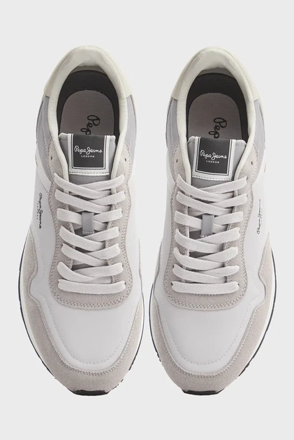 Чоловічі сірі кросівки HAILON BASIC Pepe Jeans 44 PMS400037 - Фото 4 Чоловічі сірі кросівки HAILON BASIC Pepe Jeans 44 PMS400037 - зображення 4