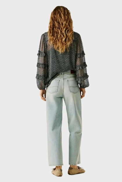 Жіночі блакитні джинси LEXA Pepe Jeans 27 PL20473182V10 - изображение 3