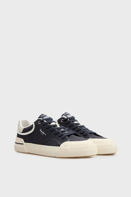 Чоловічі темно-сині кеди NOLAN BASIC Pepe Jeans 42 PMS300018 - Фото 3 Чоловічі темно-сині кеди NOLAN BASIC Pepe Jeans 42 PMS300018 - зображення 3