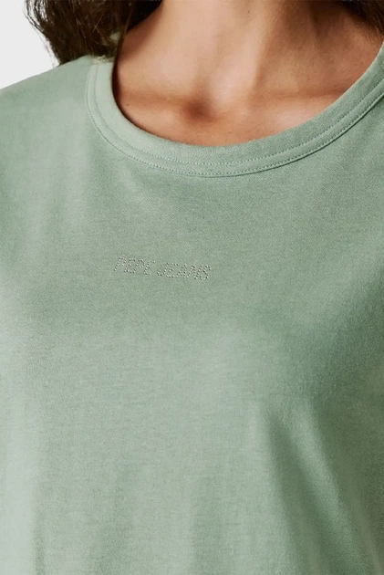 Жіноча м'ятна футболка MIA Pepe Jeans S PL5000167 - зображення 4