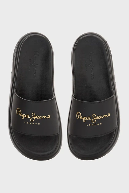 Жіночі чорні слайдери BELLA Pepe Jeans 37 PLS700001 - Фото 4 Жіночі чорні слайдери BELLA Pepe Jeans 37 PLS700001 - зображення 4