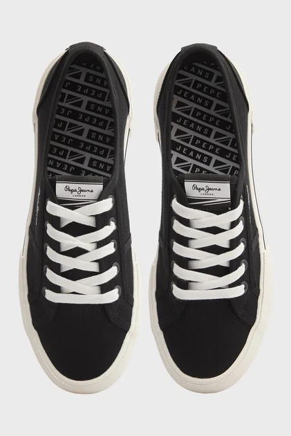 Жіночі чорні кеди BRADY BASIC Pepe Jeans 39 PLS31287 - зображення 4