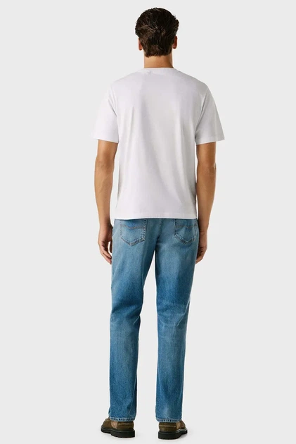 Чоловіча біла футболка SUEN Pepe Jeans L PM5010317 - зображення 4