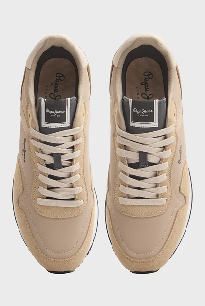 Чоловічі бежеві кросівки HAILON BASIC Pepe Jeans 44 PMS400037 - зображення 4