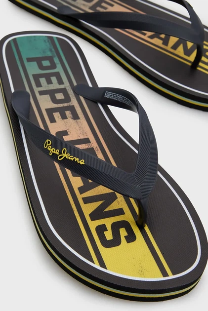 Чоловічі чорні в'єтнамки WHALE SURF M Pepe Jeans 42 PMS700012 - Фото 2 Чоловічі чорні в'єтнамки WHALE SURF M Pepe Jeans 42 PMS700012 - зображення 2