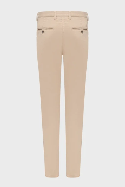 Чоловічі бежеві брюки SLIM EVERYDAY Gant 31-32 1505800 - Фото 2 Чоловічі бежеві брюки SLIM EVERYDAY Gant 31-32 1505800 - зображення 2