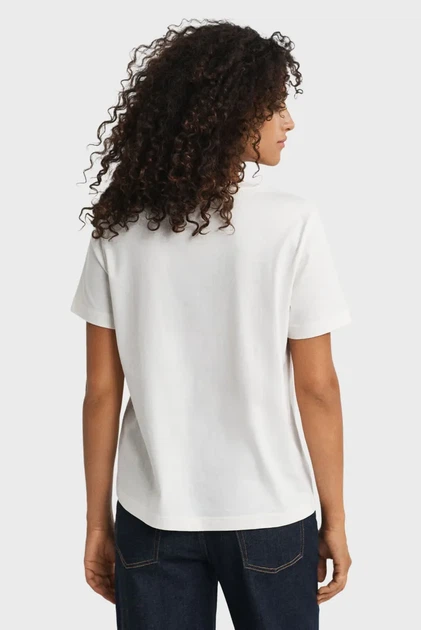 Жіноча біла футболка CREST Gant XS 4202568 - изображение 3