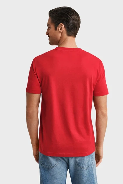Чоловіча червона футболка GRAPHIC Gant M 2003370 - изображение 3