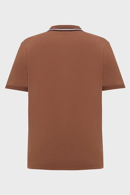 Чоловіче коричневе поло COLLAR Gant XL 2014119 - изображение 2