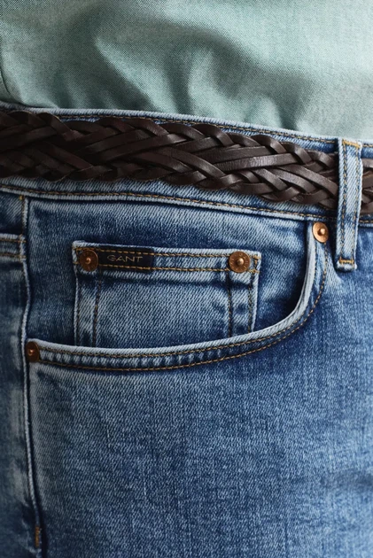 Чоловічі сині джинси CLEAN WASH Gant 34-34 1000020 - изображение 4