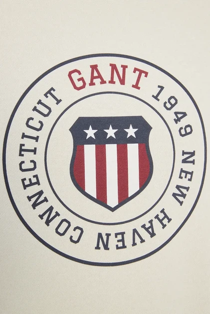 Чоловічий білий світшот GRAPHIC Gant XXL 2067098 - Фото 3 Чоловічий білий світшот GRAPHIC Gant XXL 2067098 - изображение 3