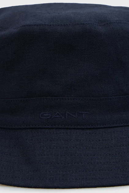 Чоловіча темно-синя лляна панама BUCKET Gant L-XL 9901325 - изображение 3