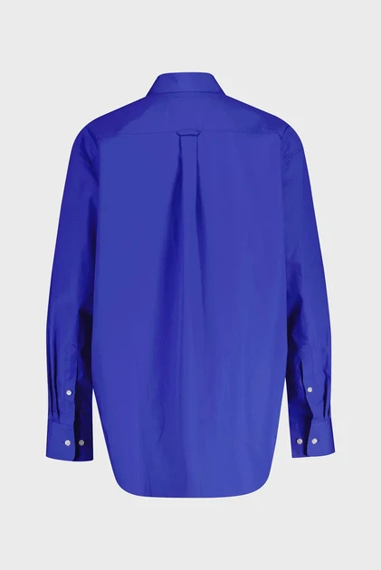 Жіноча синя сорочка REL CLASSIC POPLIN Gant 34 4300212 - Фото 2 Жіноча синя сорочка REL CLASSIC POPLIN Gant 34 4300212 - изображение 2