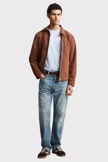 Чоловіча блакитна футболка GRAPHIC Gant XXXL 2003433 - изображение 2