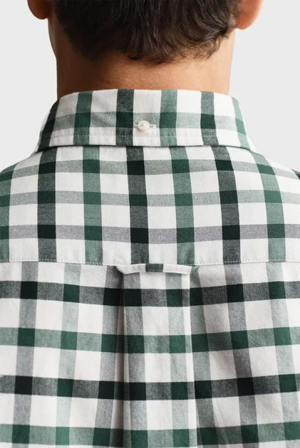 Чоловіча картата сорочка OXFORD CHECK Gant XXL 3261006 - изображение 5