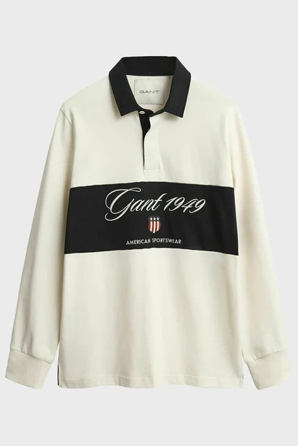 Чоловіче біле поло HEAVY Gant M 2065098 - Фото 6 Чоловіче біле поло HEAVY Gant M 2065098 - изображение 6