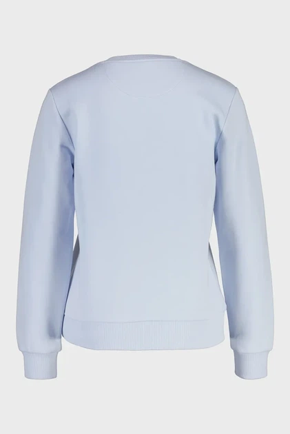 Жіночий блакитний світшот REG TONAL SHIELD Gant M 4202586 - Фото 2 Жіночий блакитний світшот REG TONAL SHIELD Gant M 4202586 - изображение 2