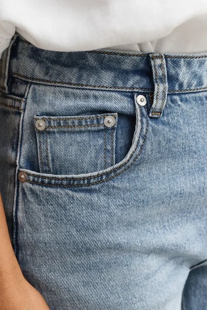 Жіночі блакитні джинси STRAIGHT STRETCH Gant 26-32 4100304 - изображение 4