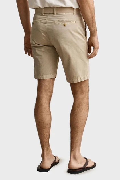 Чоловічі бежеві шорти SUNFADED CHINO Gant 36 205640 - Фото 3 Чоловічі бежеві шорти SUNFADED CHINO Gant 36 205640 - изображение 3