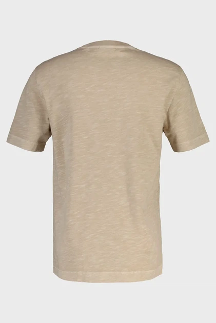 Чоловіча бежева футболка WASHED Gant M 2003419 - Фото 2 Чоловіча бежева футболка WASHED Gant M 2003419 - изображение 2