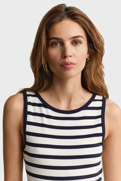 Жіноча темно-синя сукня JERSEY Gant L 4503509 - изображение 5