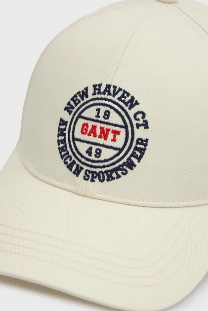 Чоловіча біла кепка GRAPHIC Gant OS 9901314 - Фото 3 Чоловіча біла кепка GRAPHIC Gant OS 9901314 - изображение 3