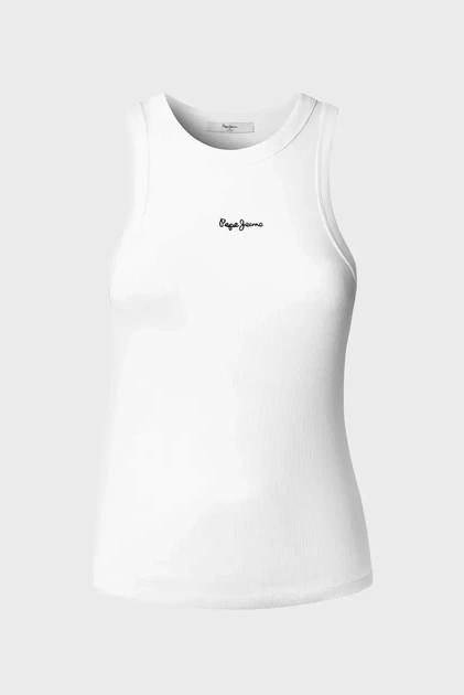 Жіноча біла майка MARIAN Pepe Jeans L PL506035 - зображення 7