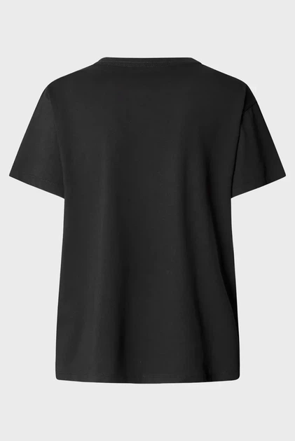 Жіноча чорна футболка MIA Pepe Jeans S PL5000167 - зображення 2