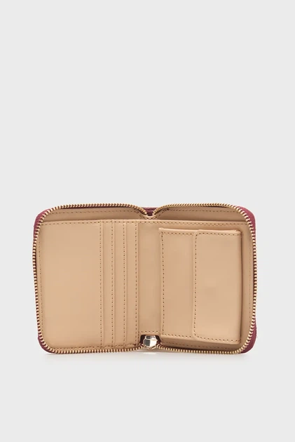 Жіночий бордовий гаманець PAISLEIGH Guess OS SWQG9883137 - изображение 2