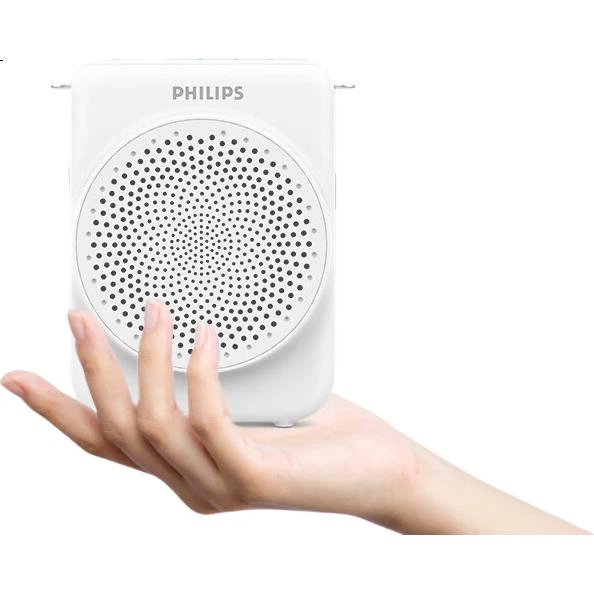 Підсилювач PHILIPS SBM609 портативний з поясним мікрофоном, для лекцій/екскурсій, білий - зображення 3