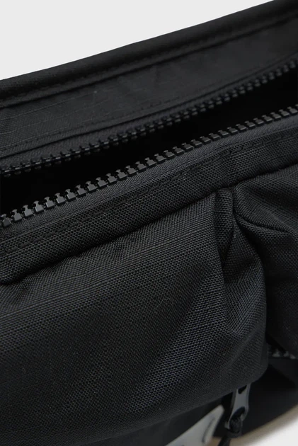 Чоловіча чорна поясна сумка SMITH Bikkembergs OS BKBO01247T - Фото 4 Чоловіча чорна поясна сумка SMITH Bikkembergs OS BKBO01247T - изображение 4