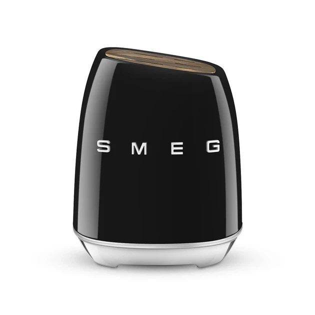Набір ножів із 7 предметів чорний SMEG KBSF02BL - зображення 3