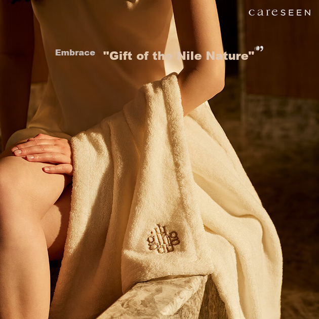 Полотенце Canasin Hug Towel, египетский хлопок, для лица, 100*50 см - изображение 5