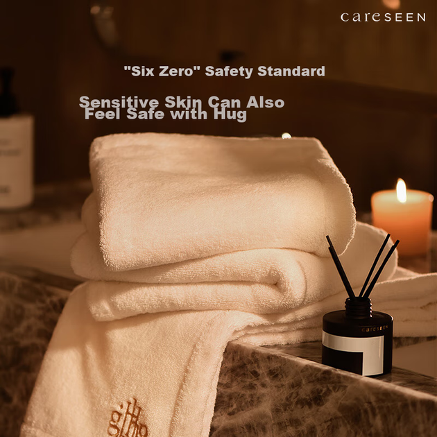 Полотенце Canasin Hug Towel, египетский хлопок, для лица, 100*50 см - изображение 8