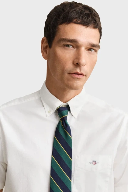 Чоловіча біла сорочка CLASSIC Gant XXL 3000201 - изображение 4