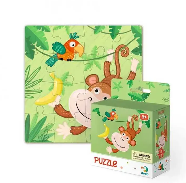 Игра магнитная DoDo "Обезьяна" 22х22 см 16 элементов 300164 - Фото 1 Игра магнитная DoDo "Обезьяна" 22х22 см 16 элементов 300164 - изображение 1