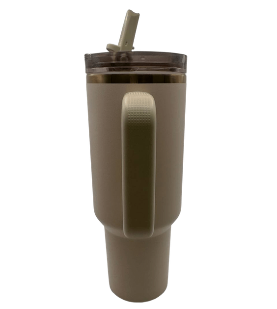 Термос термокружка Stanley Quencher ProTour Flip Straw Tumbler из нержавеющей стали Cream White 1,18 л KT7001988 - изображение 7