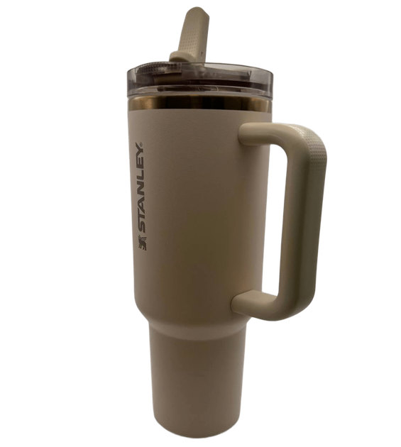 Термос термокружка Stanley Quencher ProTour Flip Straw Tumbler из нержавеющей стали Cream White 1,18 л KT7001988 - изображение 8