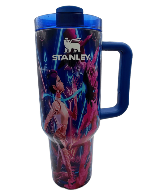 Stanley Quencher H2.0 термокружка 1,18 л Huntr/X World Tour Edition светится в темноте KT7001986 - изображение 4