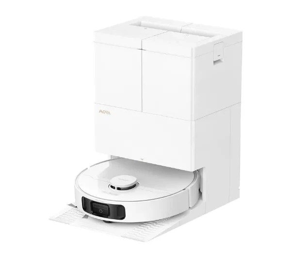 Робот-пилосос Mova E50 Pro Ultra Функція миття Станція очищення Створення карти приміщення 80дБ Білий - Фото 2 Робот-пилосос Mova E50 Pro Ultra Функція миття Станція очищення Створення карти приміщення 80дБ Білий - зображення 2