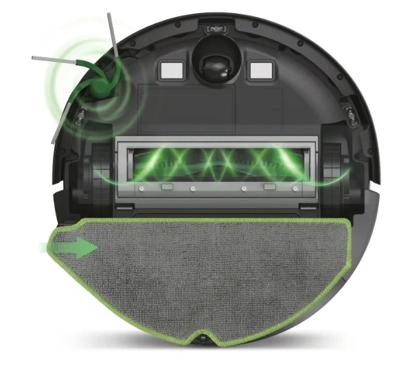 Робот-пилосос iRobot Roomba 115 Combo Y414040 Функція миття підлоги Створення карти приміщення 62дБ - Фото 5 Робот-пилосос iRobot Roomba 115 Combo Y414040 Функція миття підлоги Створення карти приміщення 62дБ - изображение 5